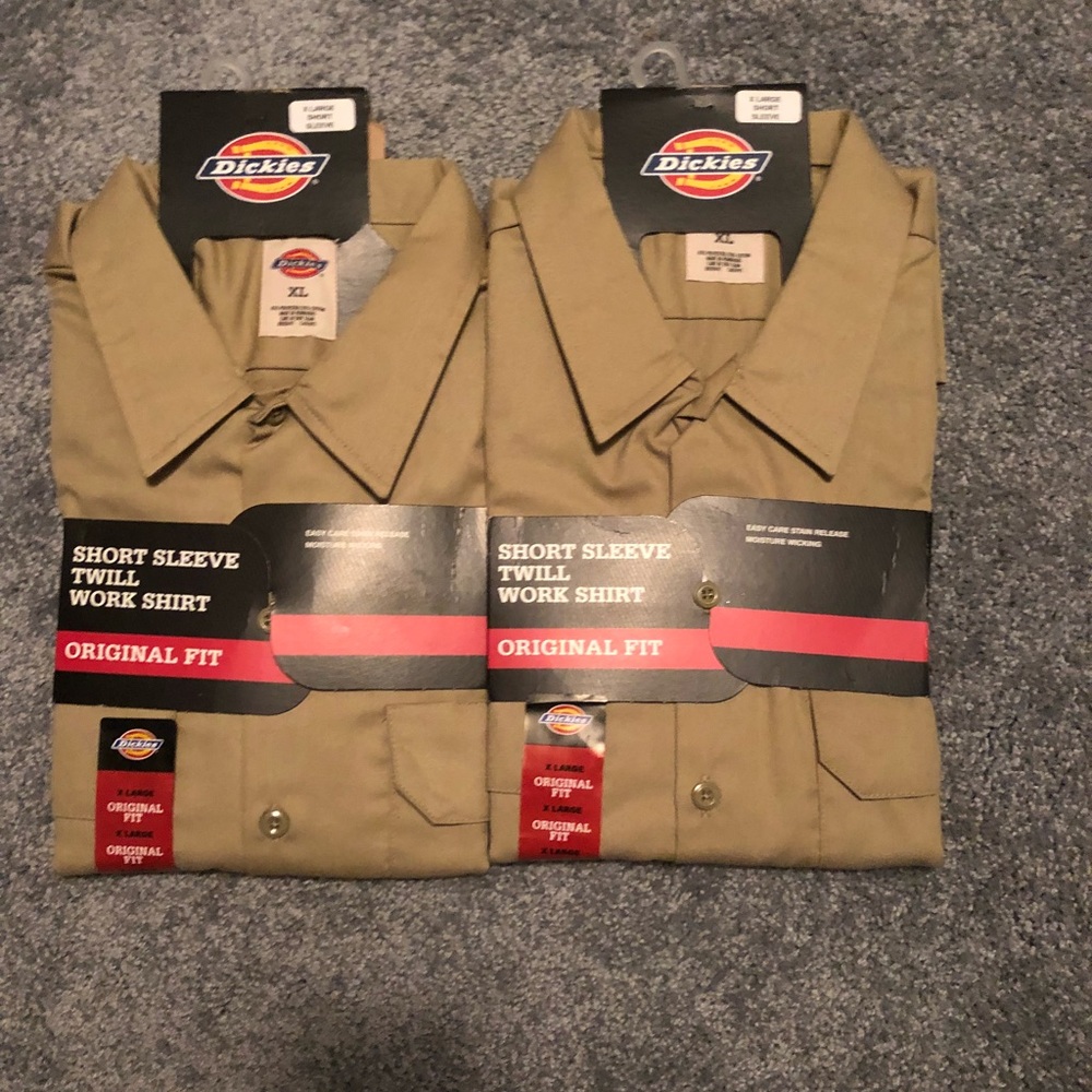 2 XL DICKIE WORK SHIRTS